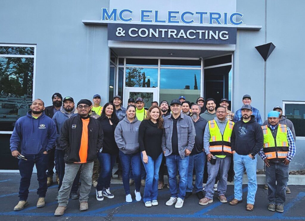 MC Electric crew working safely