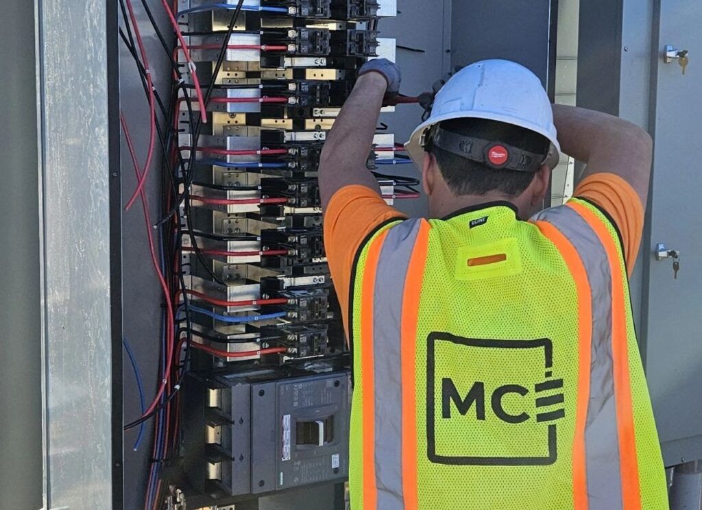 MC Electric crew working safely