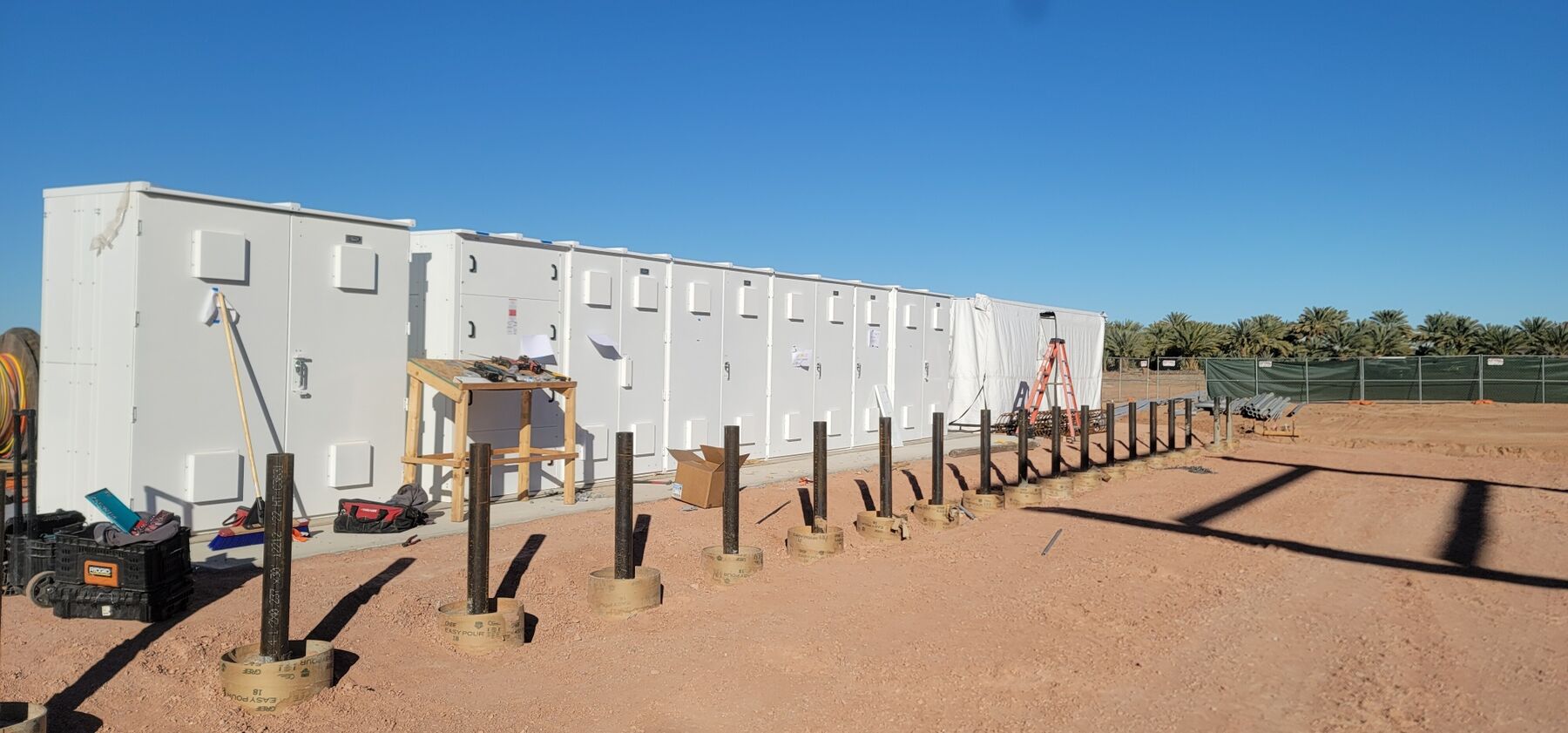 Modular building power & site prep