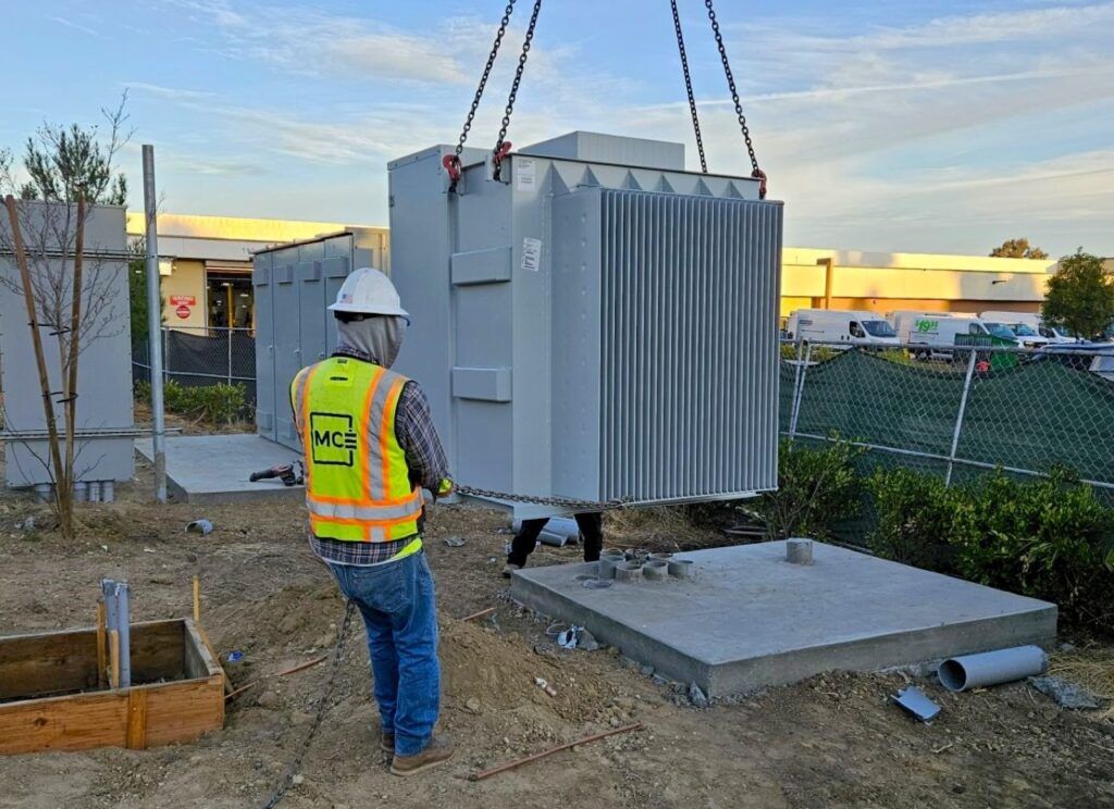MC Electric crew working safely